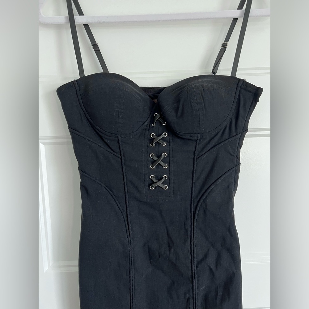 Black Corset Dress, LBD Little Black Dress, Wednesday Addams, Dark Academia